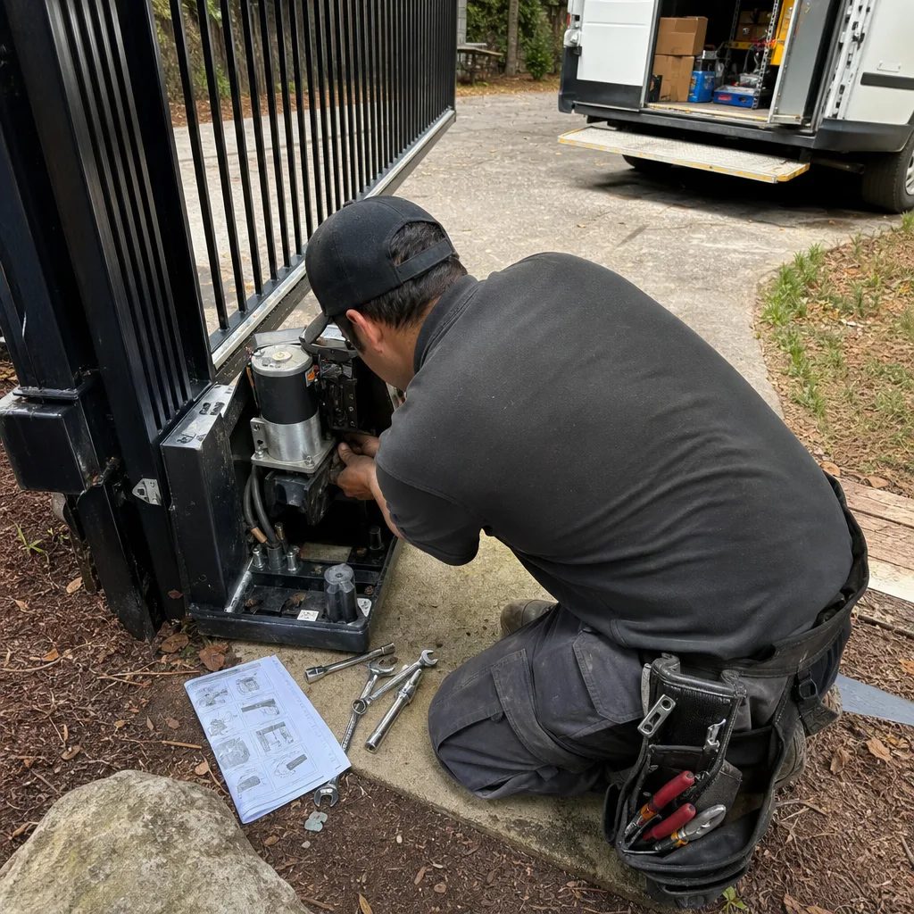 Security Gate Installation